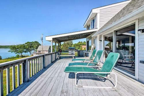 Ocean View Lamoine Home Near Acadia National Park!