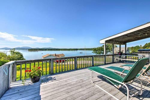 Ocean View Lamoine Home Near Acadia National Park!