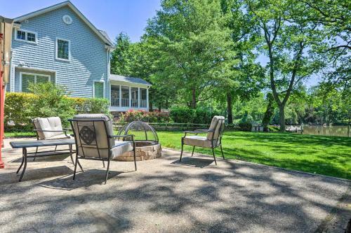 Waterfront Annapolis Home Fire Pit And Fishing Pier