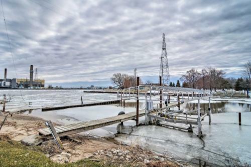 Waterfront Bay City Home With Dock And Boat Launch!