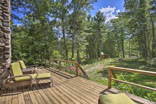 Rustic Riverside Retreat With Wraparound Deck!