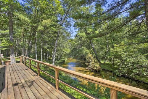 Rustic Riverside Retreat With Wraparound Deck!