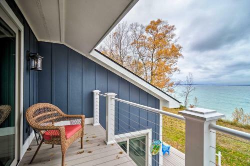 Peaceful Lake Mich Retreat With Private Waterfront!