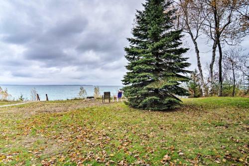 Peaceful Lake Mich Retreat With Private Waterfront!