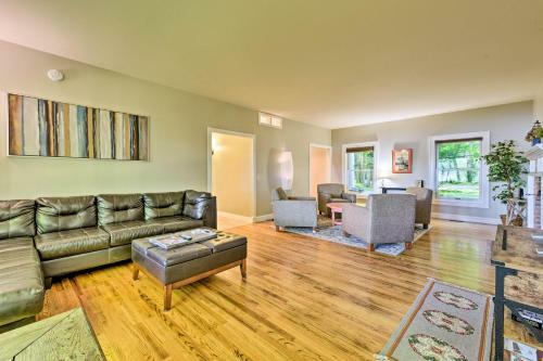 Lakefront Gobles Home With Private Dock And Boats!