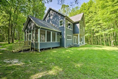 Lakefront Gobles Home With Private Dock And Boats!