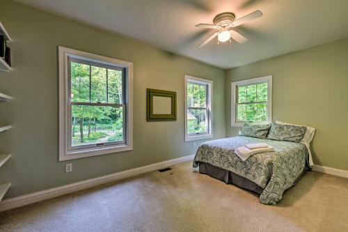 Lakefront Gobles Home With Private Dock And Boats!