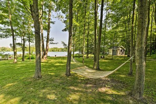 Lakefront Gobles Home With Private Dock And Boats!