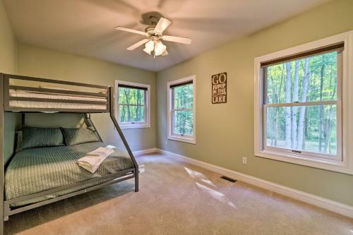 Lakefront Gobles Home With Private Dock And Boats!