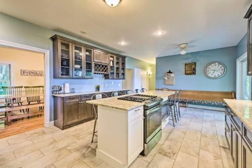 Lakefront Gobles Home With Private Dock And Boats!