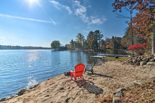 Dream Cottage With Sandy Beach, Dock, Pontoon Rental