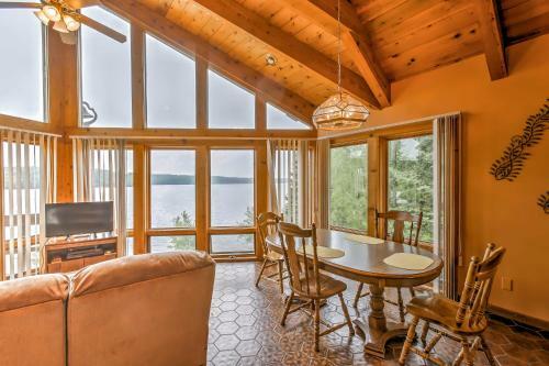 Chicagon Lakefront Cabin With Private Sauna & Dock Home