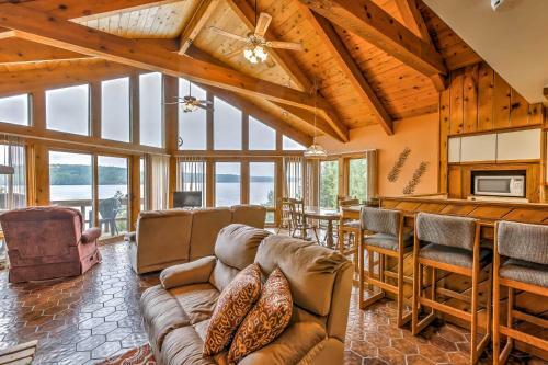 Chicagon Lakefront Cabin With Private Sauna & Dock Home