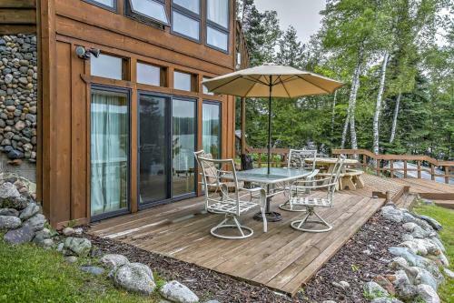 Chicagon Lakefront Cabin With Private Sauna & Dock Home