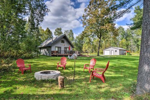 Riverfront Traverse City Cabin With Kayaks And Fire Pit