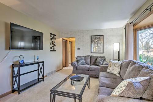 Cheerful Rochester Retreat With Workout Room!