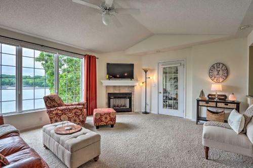 Waterfront Townhome With Dock And Lake Views!