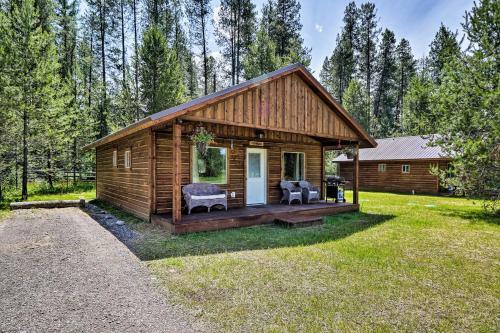Custom Cabin With Grill And Fire Pit 7 Mi To Glacier!
