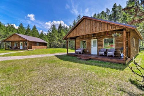 Custom Cabin With Grill And Fire Pit 7 Mi To Glacier!
