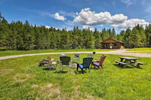 Custom Cabin With Grill And Fire Pit 7 Mi To Glacier!