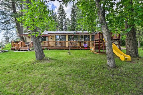 Flathead Lake House With Private Beach And Boat Dock!