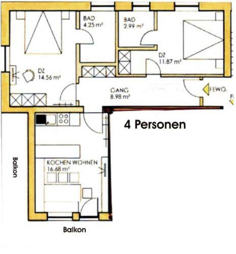Aparthotel Appartement Rosengarten
