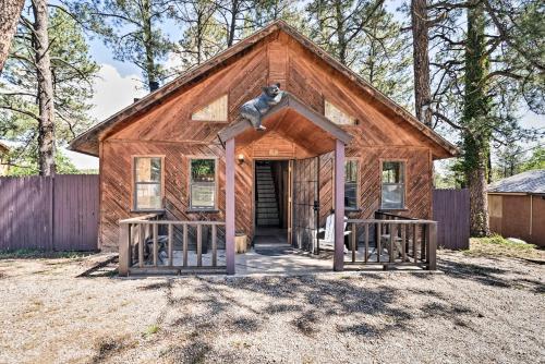 Modern Ruidoso Cabin With Deck - Walk To Midtown
