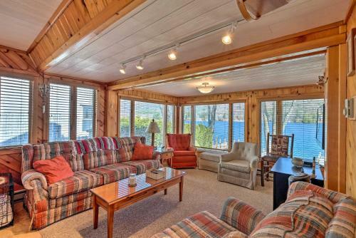 Waterfront Home On Lake George With Boat Dock!