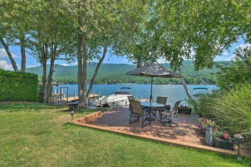 Waterfront Home On Lake George With Boat Dock!