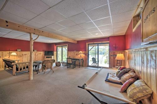 Adirondack Oasis Lake House With Dock And Deck!