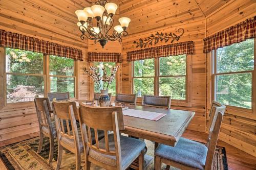 Lavish Cabin With Deck, Game Room And Mtn Views!