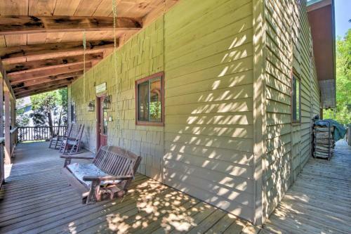 Riverfront Hayesville House With Spacious Deck!