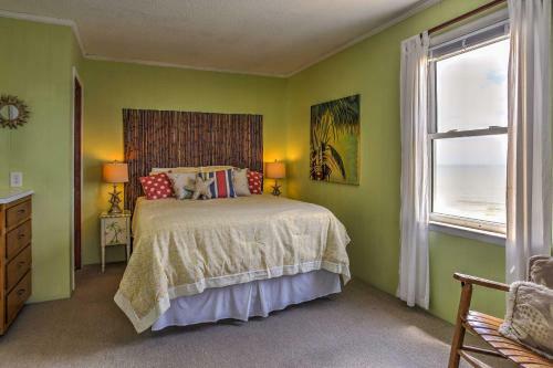 Nautical Oceanfront Beach House In Oak Island!