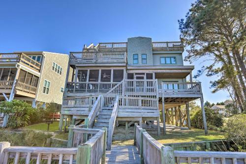 Sunset Beach Home With 4-level Deck About 1 Mi To Pier!
