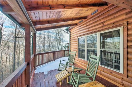 Waynesville Above The Clouds Mtn Cabin With Balcony!