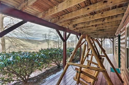 Waynesville Above The Clouds Mtn Cabin With Balcony!