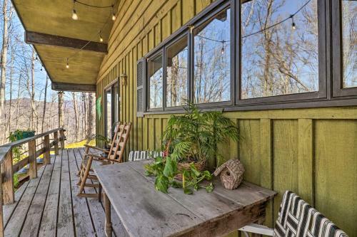 Apartamento Mountaintop Studio With Deck And Views - 3 Mi To Wcu!