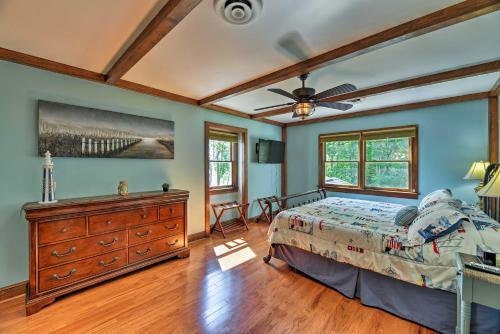 Riverfront Blounts Creek Home With Dock And Beach!