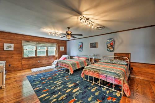 Riverfront Blounts Creek Home With Dock And Beach!