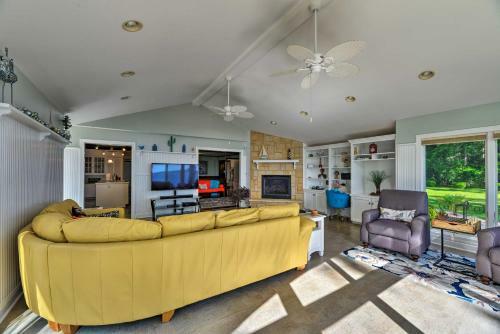Riverfront Blounts Creek Home With Dock And Beach!
