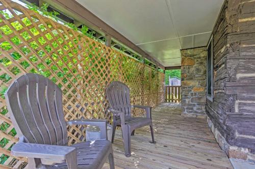 Custom Creekside Cabin 15 Mi From Asheville!