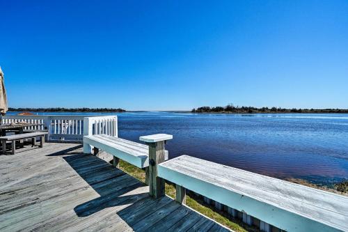 Atlantic Coast Dome Home Across From Sound With View