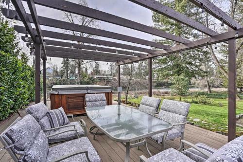 Serene Riverfront Escape With Hot Tub And Views!