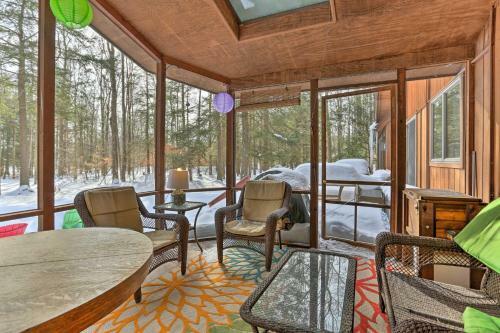Secluded Lakefront Cabin With Deck Ski And Hike!
