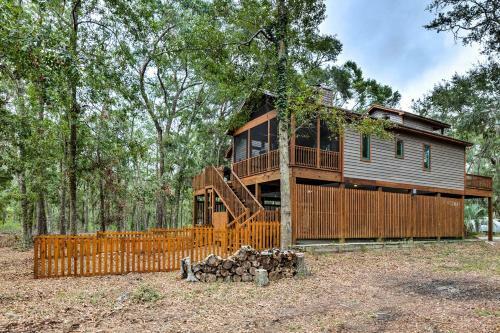 Private Edisto Island House With 3 Decks And Huge Yard