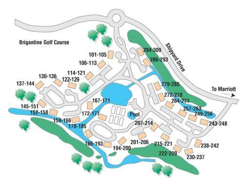 254 Evian 2 Br Shipyard Golf Condo