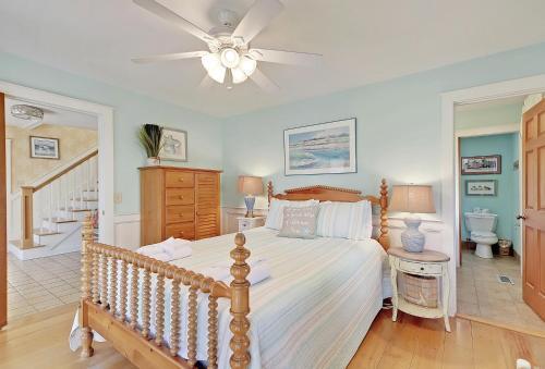 Charming Beach Home With Balconies & Lush Yard Home