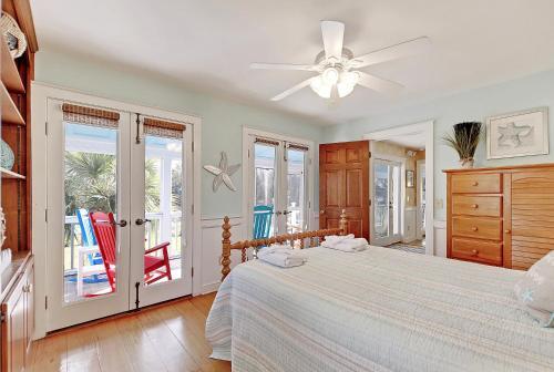 Charming Beach Home With Balconies & Lush Yard Home