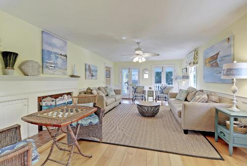 Charming Beach Home With Balconies & Lush Yard Home