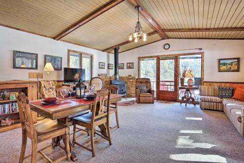 Tranquil Retreat On Creek With Deck On 30 Acres